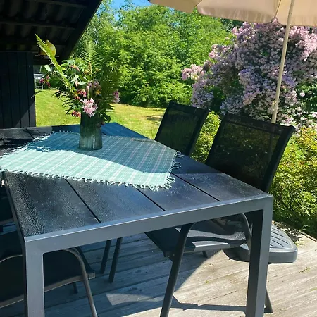 Black Wooden Near Forest And 펜션 Melby